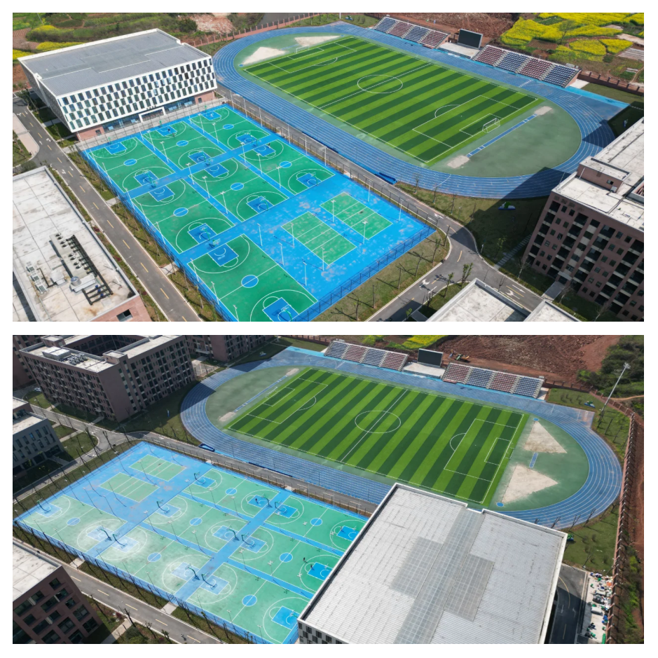 足球场新建项目逐步推进，硬件设施提升的简单介绍